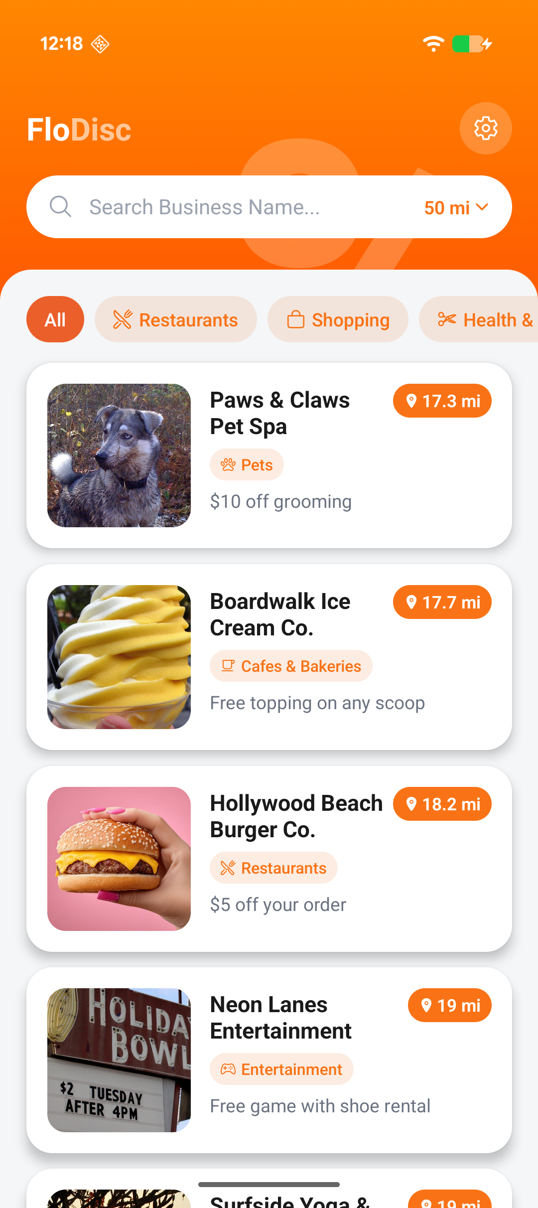 Browse local deals on FloDisc